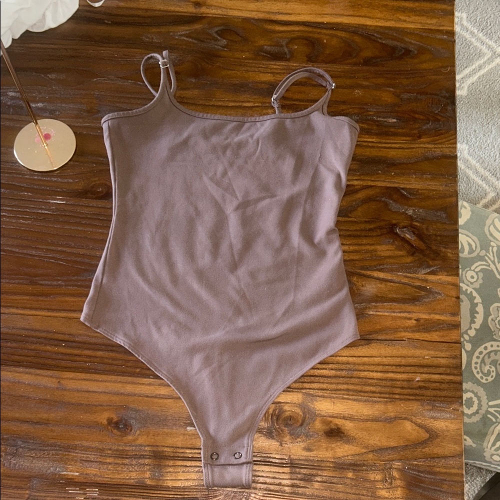 wild fable Mauve Adjustable-Strap Bodysuit